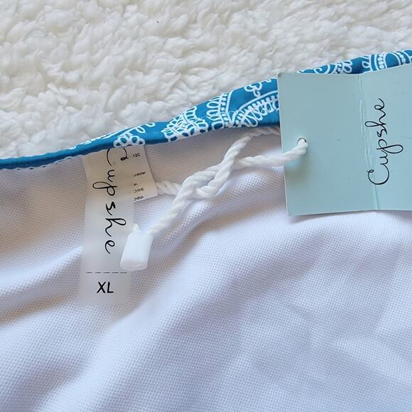 Cupshe Medium Coverage All Over Print Bikini Bottoms - Picture 3 of 3